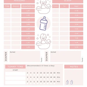 Baby Feeding Schedule Tracker