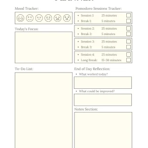 Pomodoro Technique Tracker