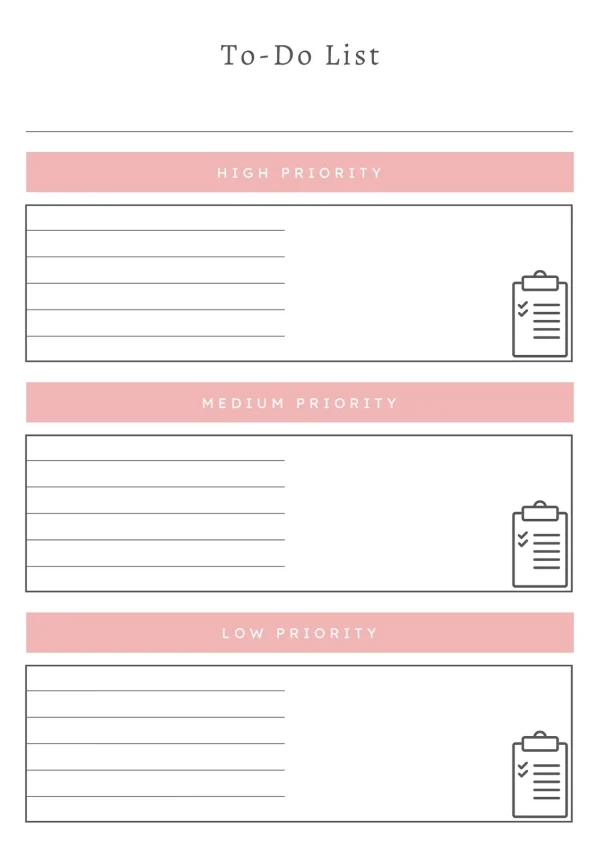 To-Do List with Priority Matrix