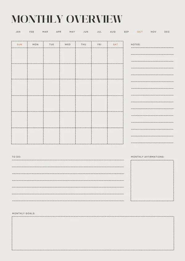 Family Calendar Overview