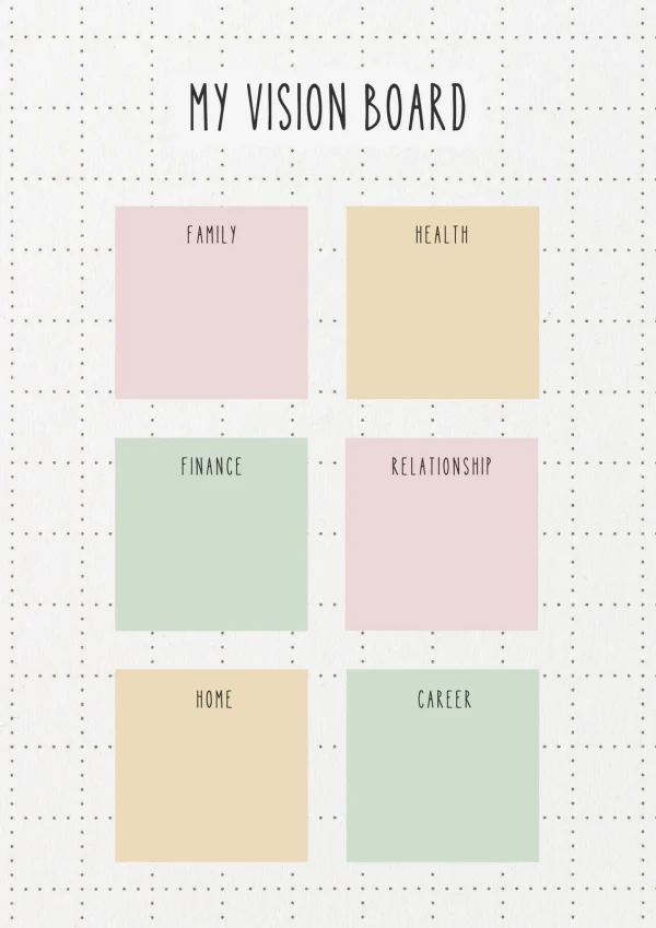 Relationship Goal Setting Template